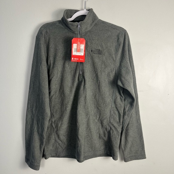 NWT The North Face Men’s TKA 100 Glacier Quarter Zip Pullover size small - Picture 3 of 6